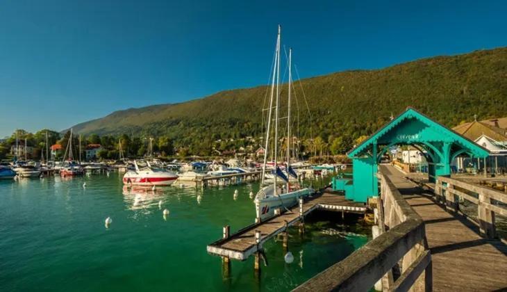 Le Santiego 100M Du Lac Et 4Km Du Vieil Annecy Sévrier Eksteriør billede